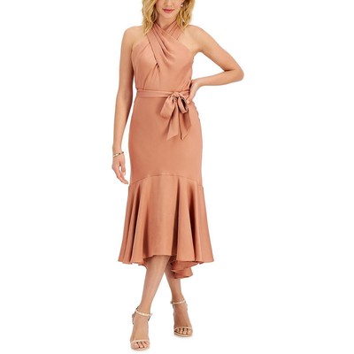 

Женское розовое вечернее платье миди без рукавов Taylor Petites  BHFO 4770, Sedona