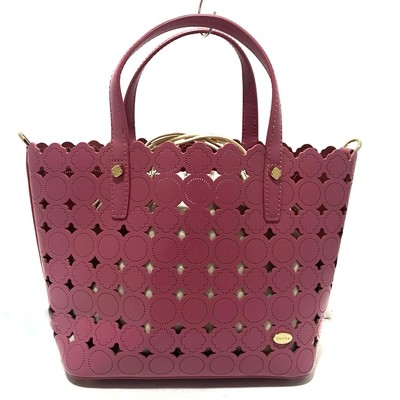 Auth TOCCA - Pink Leather Tote Bag