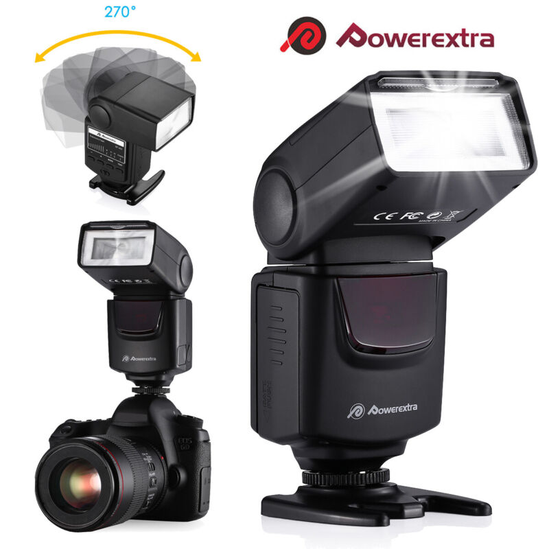 Slave Camera Flash Speedlite Light Wireless For Nikon Canon Sony Pentax Dslr Cam