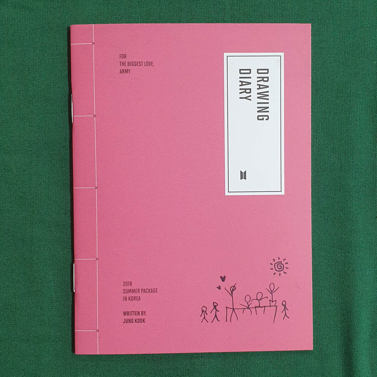 Jungkook Official Drawing Diary BTS 2019 Summer Package in