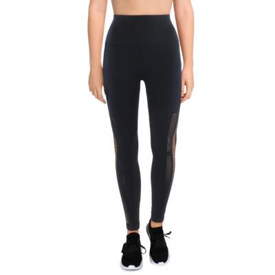 

Koral Activewear Женские черные эластичные дневные леггинсы с лазерной резкой  BHFO 2175, Черный