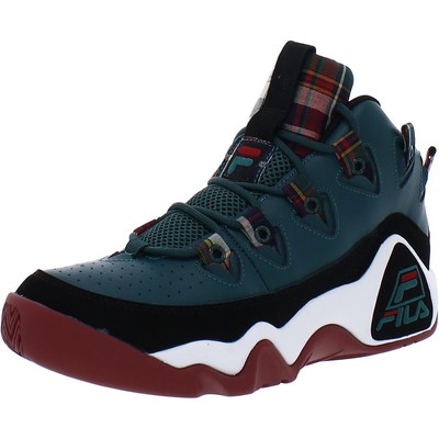 

Мужские баскетбольные кроссовки Fila Grant Hill 1 Green 9 Medium (D) BHFO 0314, Black/june bug/white, Grant Hill 1