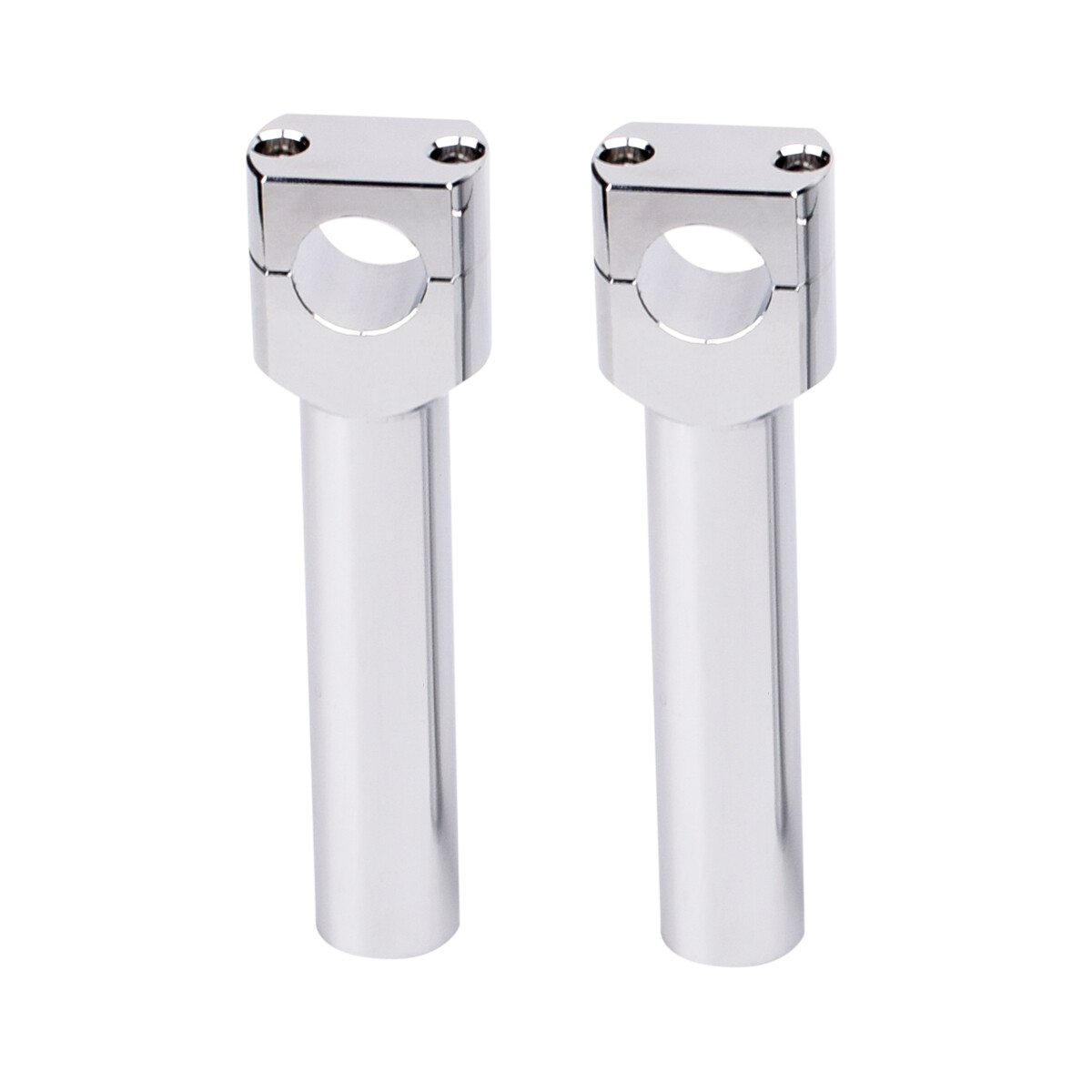 Motorcycle 1'' Handlebar Risers Clamps Handle Bar Mount For Harley Honda