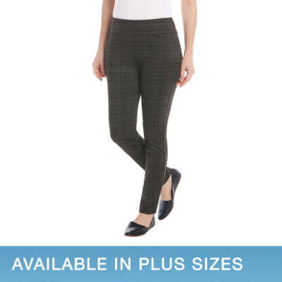 Dalia Ladies' Lightweight Pull-On Pant Built-in Tummy Control Panel