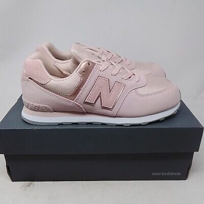 New Balance 574 Pink White Rose Sneakers Running Casual Shoes Women's Size 6