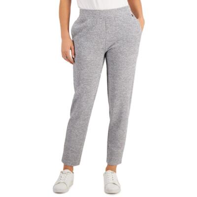 

Tommy Hilfiger Женские серые брюки прямого кроя с эффектом металлик  BHFO 7383, Stone grey heather