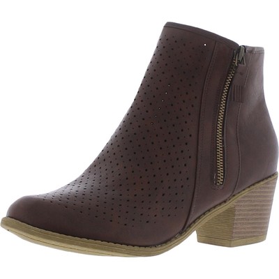 

Женские коричневые ботильоны Journee Collection Shoes 10 Medium (B,M) BHFO 2662, Коричневый