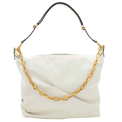 Pre-owned Jimmy Choo Diamond Soft Hobo Shoulder Bag Diamond Soft Hobo/m-latte/gold