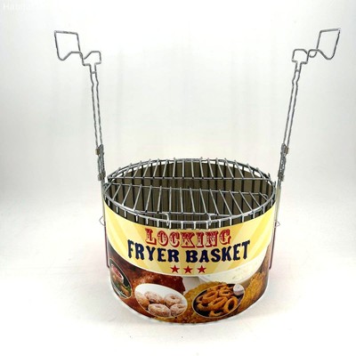 Mr. Bar B Q 607995 Lockable Fryer Basket