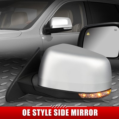 ДЛЯ 11-16 JEEP GRAND CHEROKEE OE STYLE ЛЕВОЕ БОКОВОЕ ЗЕРКАЛО С ЭЛЕКТРОПРИВОДОМ + ПОДОГРЕВОМ + ПАМЯТЬЮ