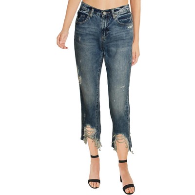 

BLANKNYC] Женские укороченные джинсы The Madison Blue Denim с высокой посадкой  BHFO 3674, Happy hour