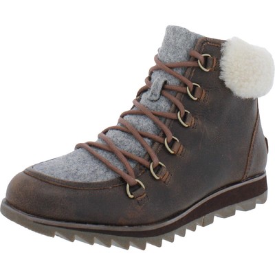 

Sorel Женские коричневые кожаные ботильоны Harlow 8,5 средний (B,M) BHFO 1029, Burro, Harlow