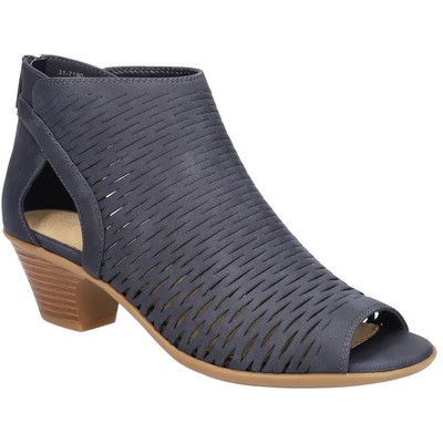 

Женские туфли Easy Street Sunrise из искусственной кожи с лазерной резкой и открытым носком на каблуке BHFO 1897, Navy, Sunrise