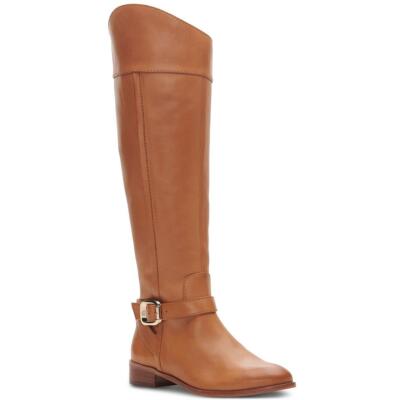 

Женские кожаные высокие сапоги до колена Vince Camuto BHFO 5236, Light cognac burnished leather, VCOVARLYM