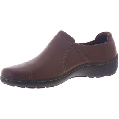 Женские кожаные лоферы Clarks Cora Poppy Tan 7,5 узкие (AA,N) BHFO 6437