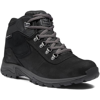 

Черные кожаные женские походные ботинки Timberland 7, средний (B,M) BHFO 4642, Черный, A25N7