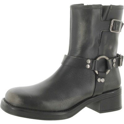Steve Madden/ женские мотоциклетные ботинки из кожи BRIXTON до половины икры; обувь BHFO 3773