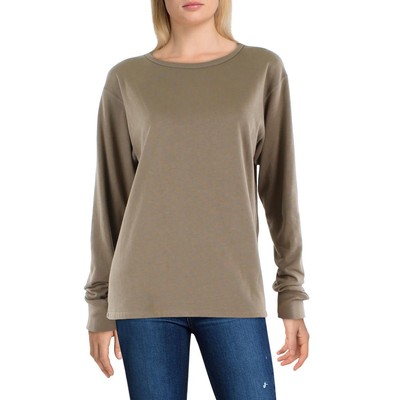 

Lemaire Womens Brown Terry Crewneck Top Pullover Sweater Shirt  BHFO 4483, Коричневый