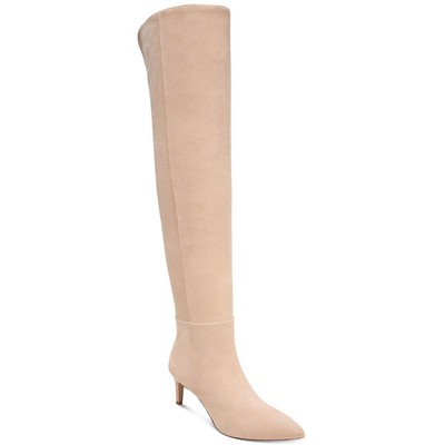 

Женские ботфорты Sam Edelman Ursula Бежевые ботфорты 10 Medium (B,M) BHFO 9783, Warm oat suede