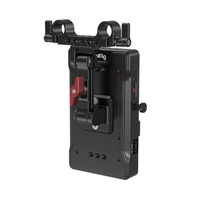 Переходная пластина для аккумулятора SmallRig 3204B Advanced с V-образным креплением и регулируемым кронштейном