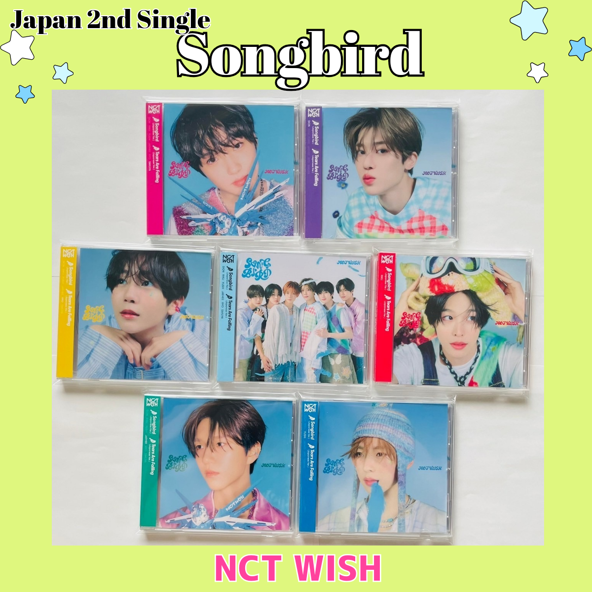 NCT WISH Songbird JAPAN 2nd SINGLE Standard Solo jacket ver