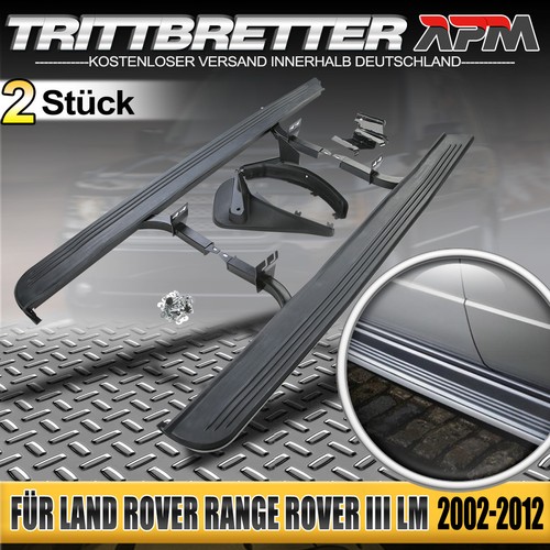 Aluminium Trittbretter Schweller für Land Rover Range Rover 3 LM L322 ...