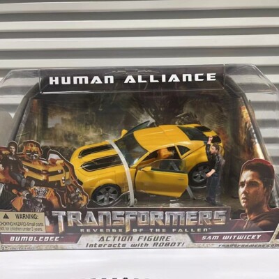 NEW Robot Bumblebee & Sam Transformers Witwicky Human Alliance Action Figure Toy