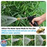 Garden Hose Nozzle, High Pressure Water Hose Nozzle Sprayer Gun, Head Fits all 3/4”Garden Hose Thread,for Washing Cars, Lawn and Garden,Watering Plants, Outdoor Fun and Showering Pets,Cleaning