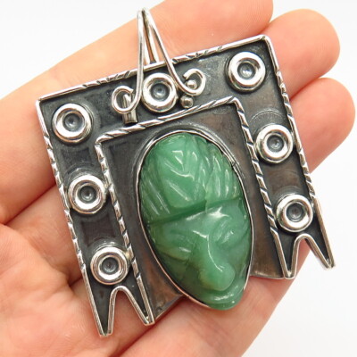 【 mexican　jewelry　925 】 Heavy Long Taxco, Mexican 925 Sterling Silver Curb Chain