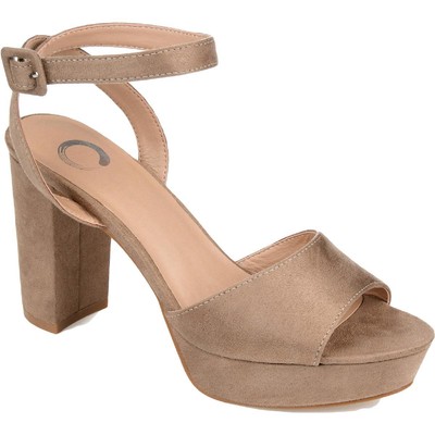 Journee Collection Womens Nairri Padded Insole Heel Sandals  Shoes BHFO 1023