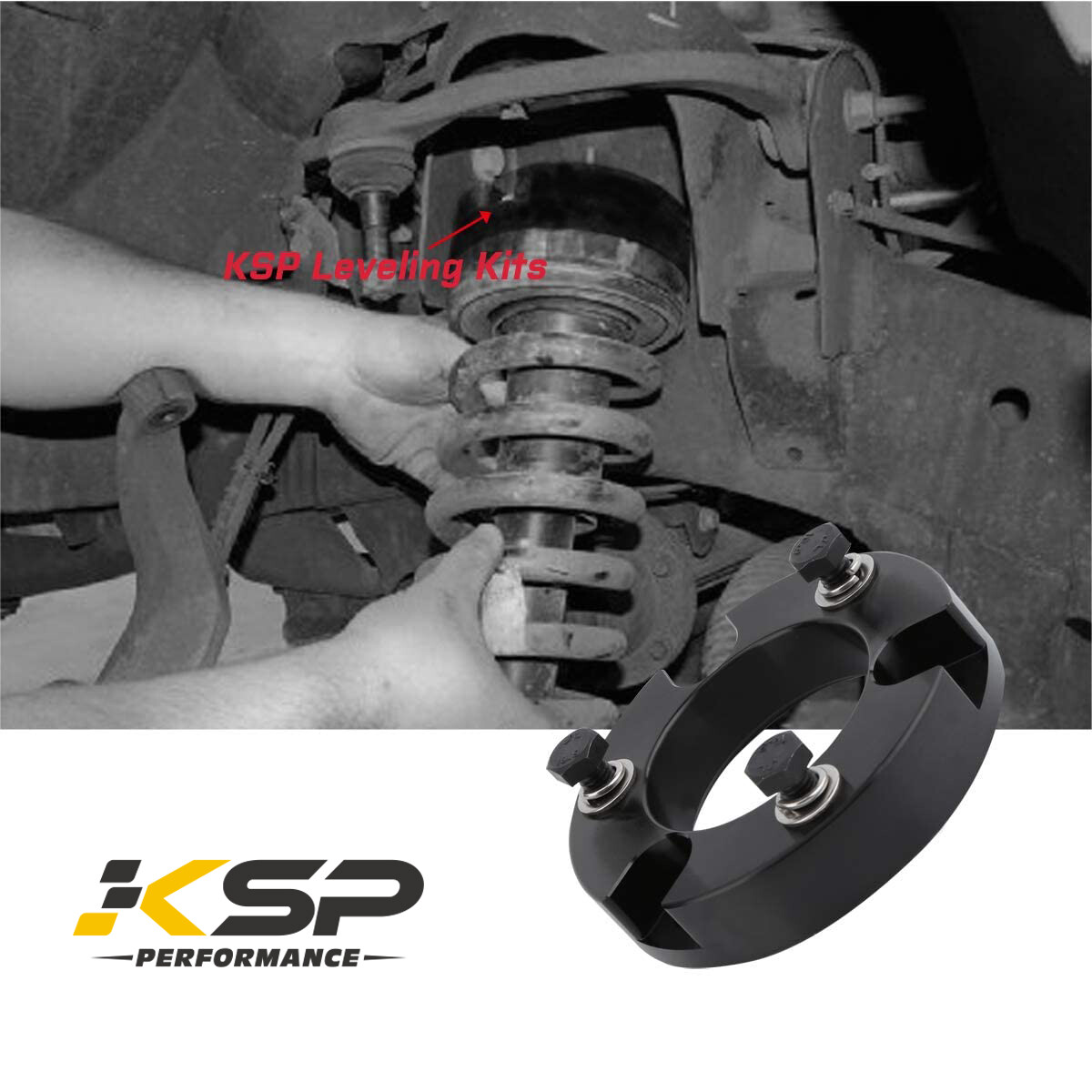 2" In Lift Front Leveling Kit Strut spacer Fit 0519, 4Runner FJ