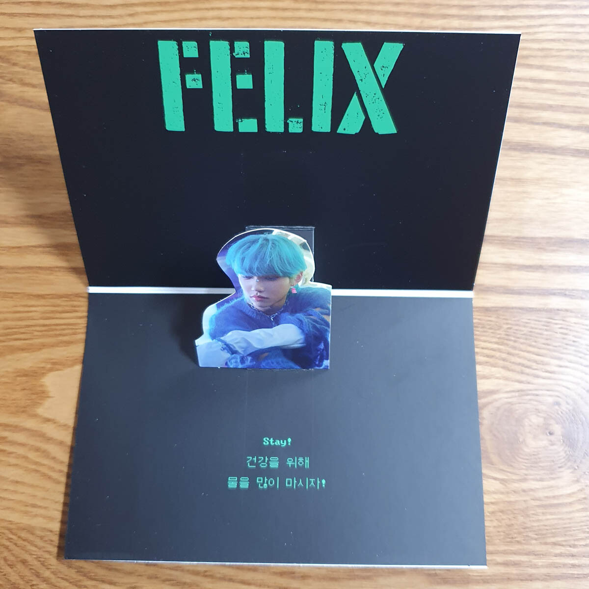 Felix Official Pop-Up Card Stray Kids The 2nd Album Noeasy