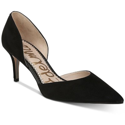

Женские туфли на каблуке Sam Edelman Jaina Black DOrsay, ширина 6 (C,D,W) BHFO 1935, Black suede