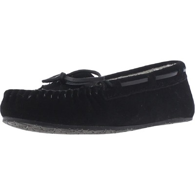 

Женские мокасины Minnetonka Lodge Trapper, черные, 6, средние (B,M) BHFO 2534, Черный