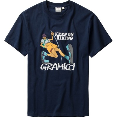 

Футболка Gramicci Keep On Hiking, темно-синяя, Navy, Gramicci