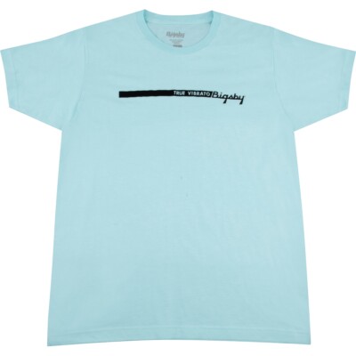 Bigsby Tremolos True Vibrato Stripe T-Shirt, Blue, Medium (M)