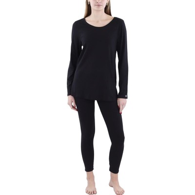Hue Womens Black Comfy Cozy Comfortable Sleep Shirt Loungewear M BHFO 9638