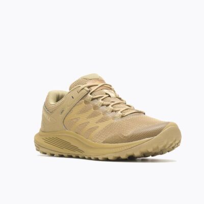 Pre-owned Merrell Work Men's Nova 3 Tactical Shoe Dark Coyote - J005045