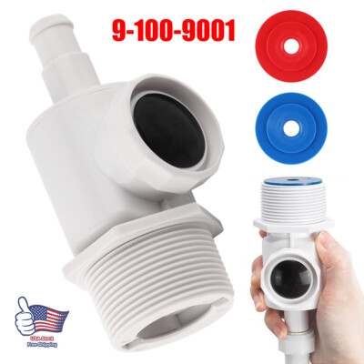 Universal Wall Fitting Connector For Polaris 180 280 380 Pool Cleaner 9-100-9001