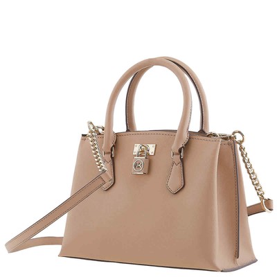 Pre-owned Michael Kors Ruby Satchel Bag 30s3gr0s1l-222 In Camel