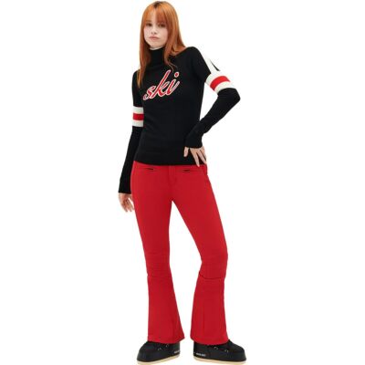 Pre-owned Perfect Moment Aurora High Waist Flare Pant - Women's Red, L