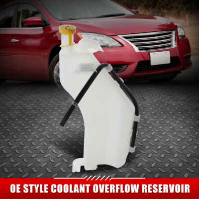 ДЛЯ 13-19 NISSAN SENTRA 1,8-литровый БАЧОК ДЛЯ ПЕРЕЛИВА ОХЛАЖДАЮЩЕЙ ЖИДКОСТИ OE STYLE + КРЫШКА + ШЛАНГ