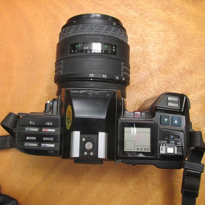 Minolta 7000 AF, Objektiv 28-70, Pol Zirkular + Gitterfilter, 52mm, Handbuch