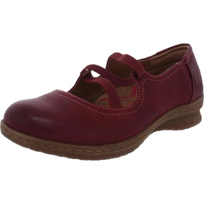 

Женские кожаные туфли-слипоны Comfortiva Farmington на плоской подошве, туфли Мэри Джейн BHFO 2890, Красный, Farmington