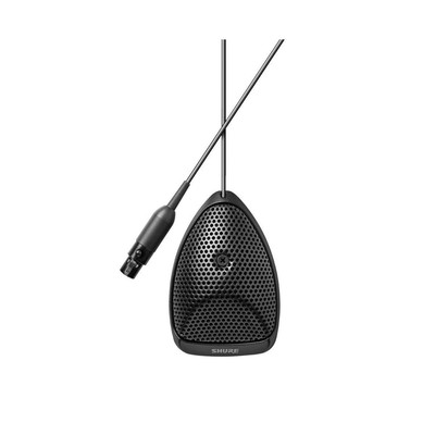Суперкардиоидный микрофон поверхностного слоя Shure MX391/S, черный