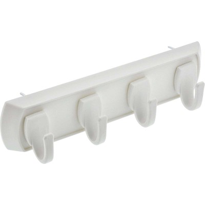 Hillman High and Mighty 5 Lb. Capacity White Key Rail 515304 HILLMAN 515304