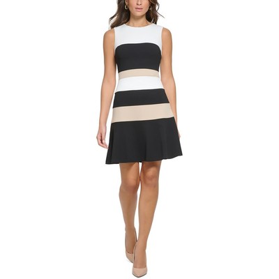 Женское белое многоуровневое платье для работы Tommy Hilfiger Petites 6P BHFO 8332