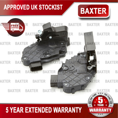 Baxter 2x Door Lock Actuators Front Fits Jaguar XF (Mk1) 3.0 D