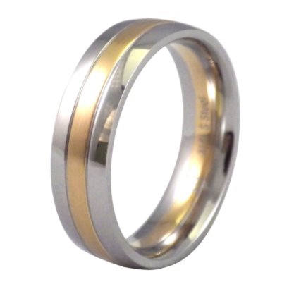 Traditional Wedding Band Mens Womens Classic Stainless Steel Ring 7mm Sizes 6-14