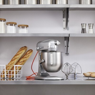 KitchenAid Commercial 8-Quart Stand Mixer | Contour Silver